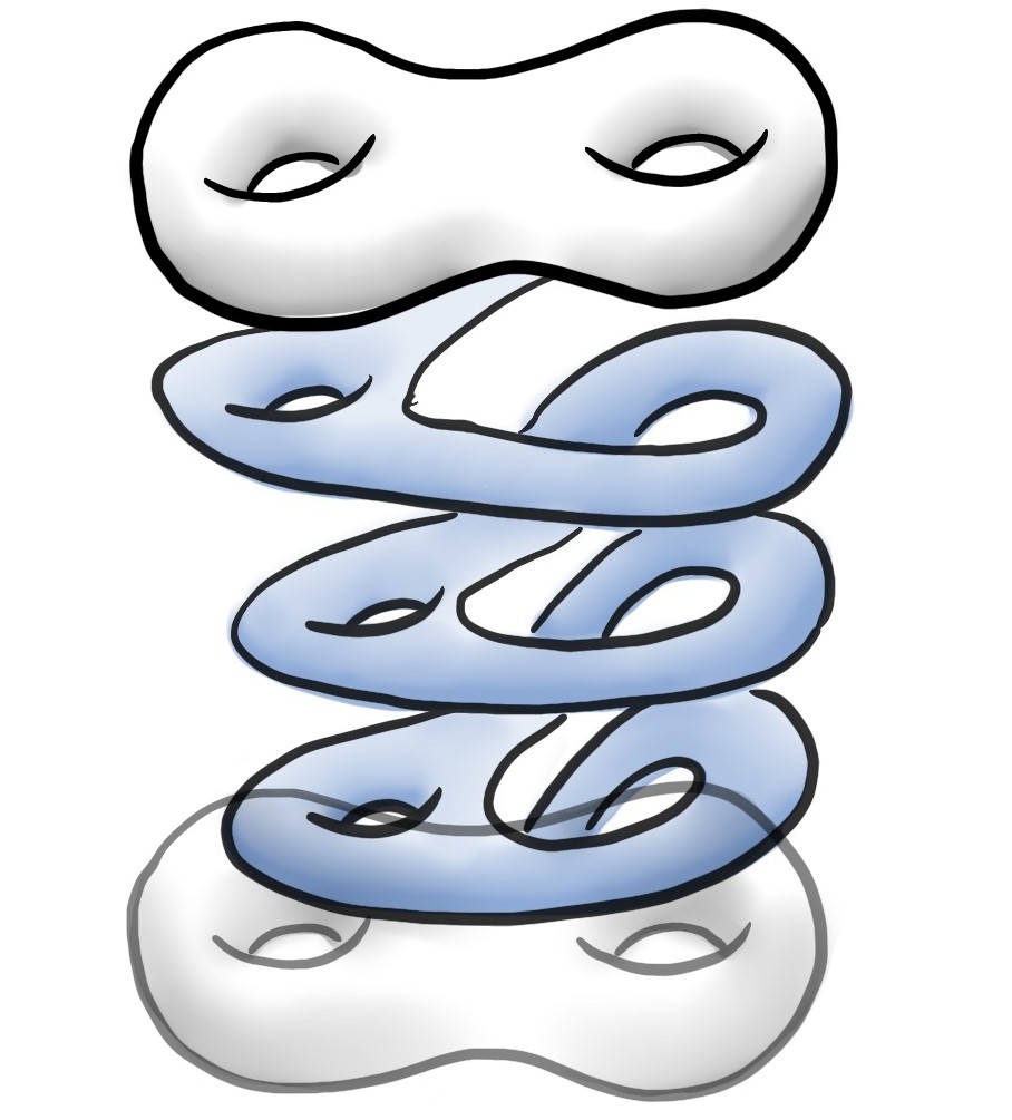 a foliation of a compactified mapping torus