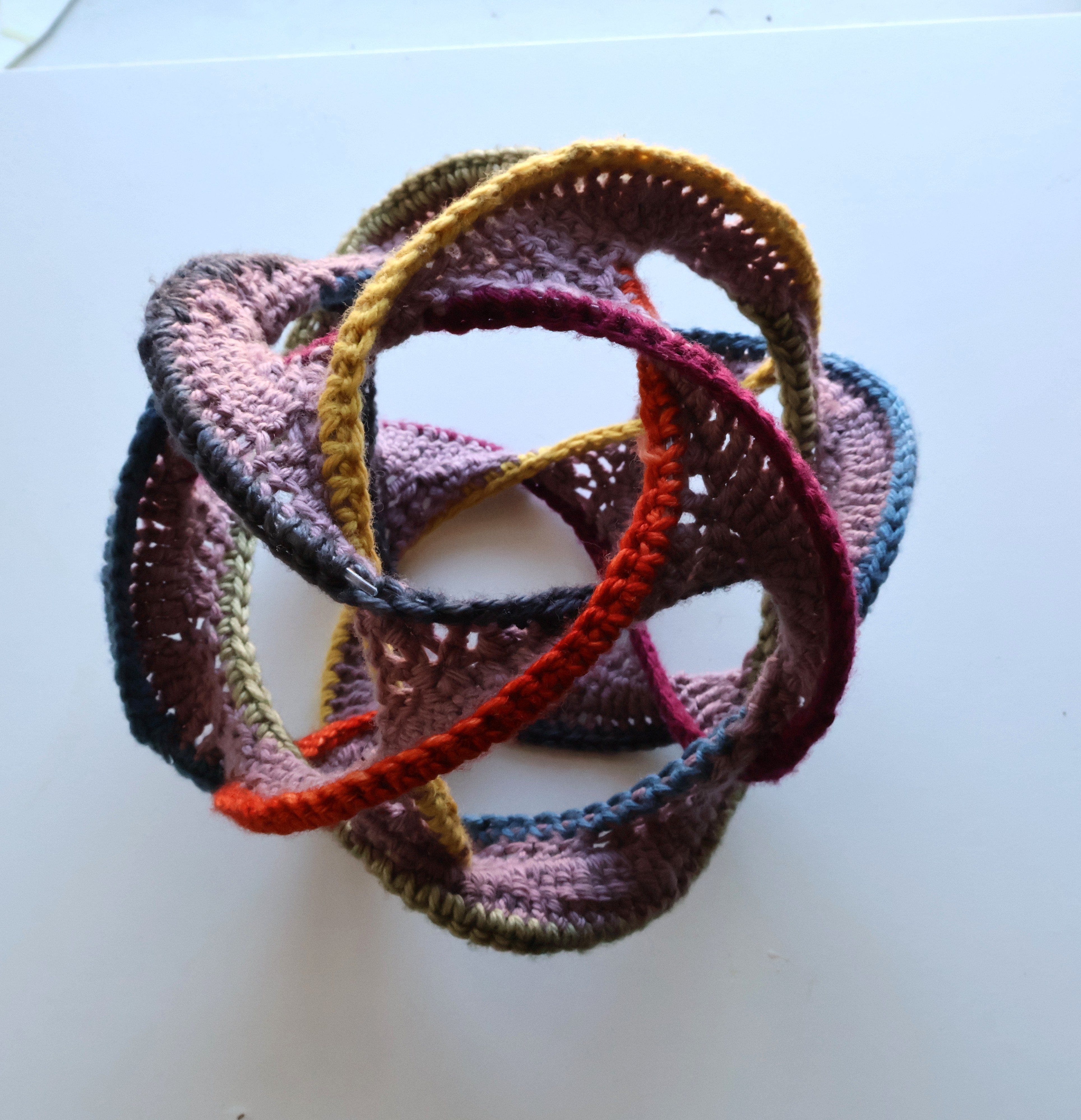 A surface based on the cuboctahedron with 6 boundary components