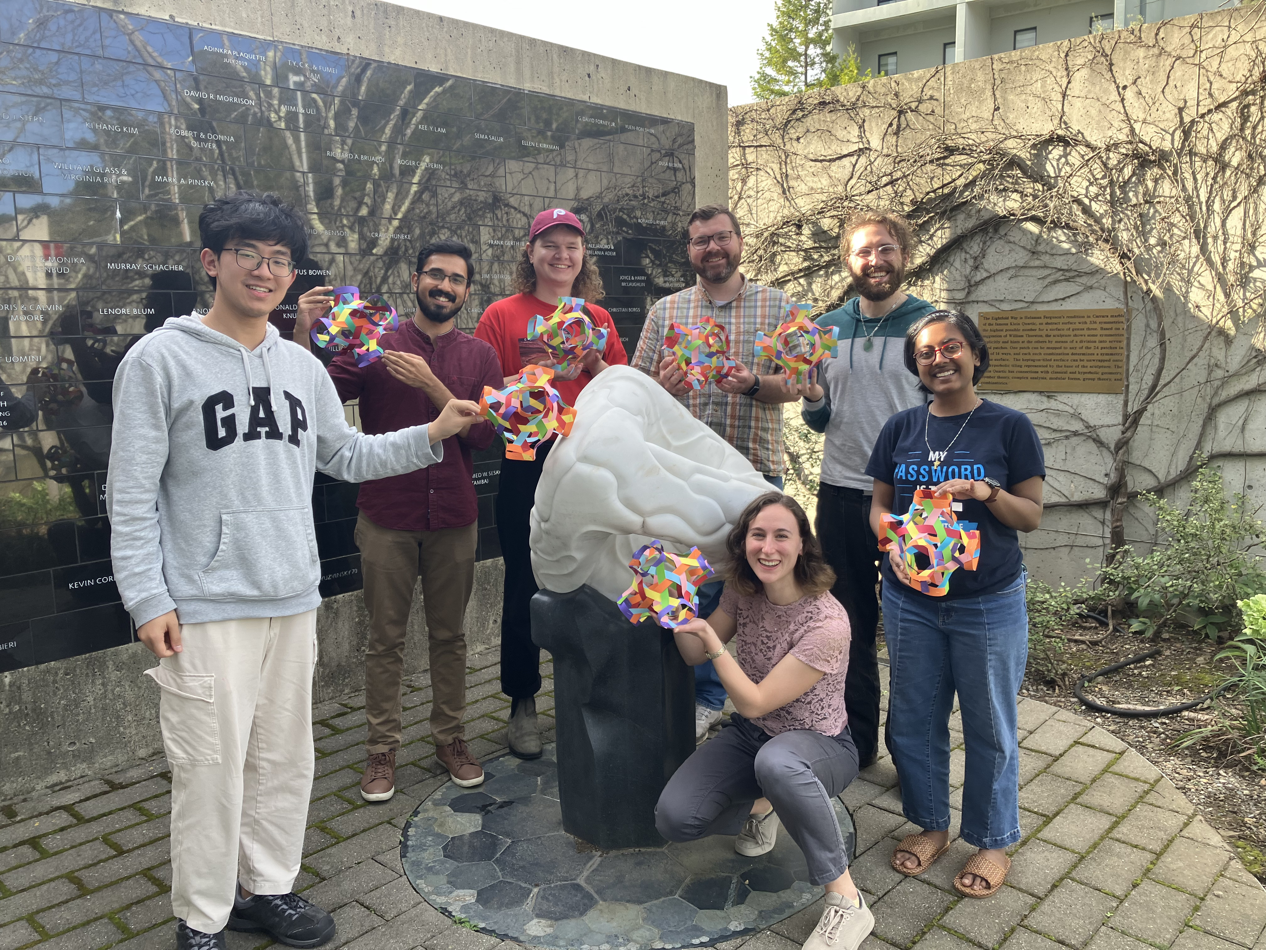 matematicians with Klein quartic crafts