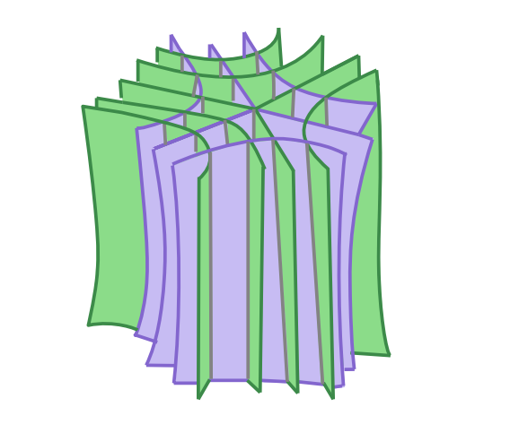 Stable and unstable foliations for a pseudo Anosov flow