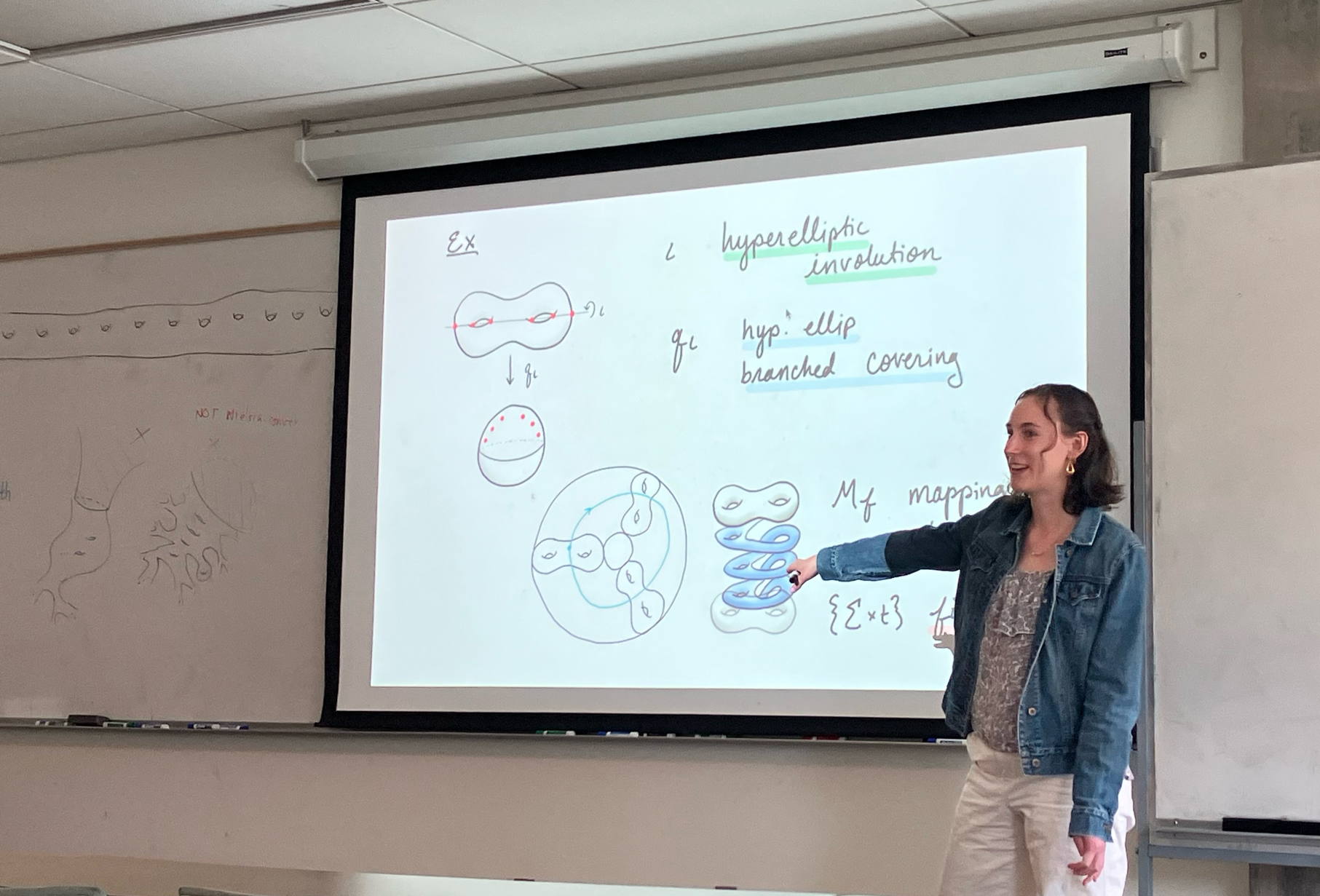 fran giving a talk